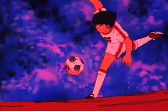 倒挂金钩和凌空进球,倒挂金钩凌空抽射大空翼