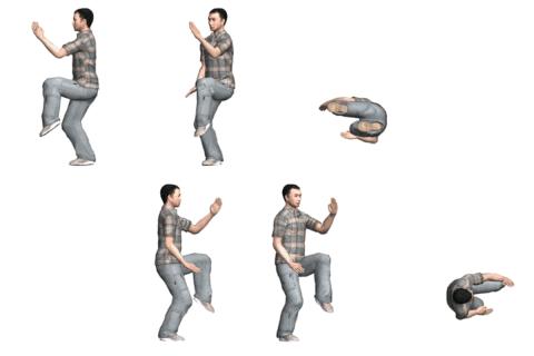 二十四式太极拳分解动作教学1-3式,太极24式3d动漫图解