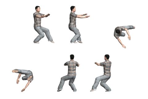 二十四式太极拳分解动作教学1-3式,太极24式3d动漫图解