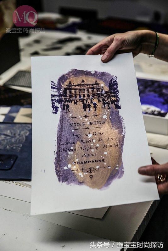 迷彩丝影-专访法国丝印大师VeroniqueFremy盛放法国的东土之花