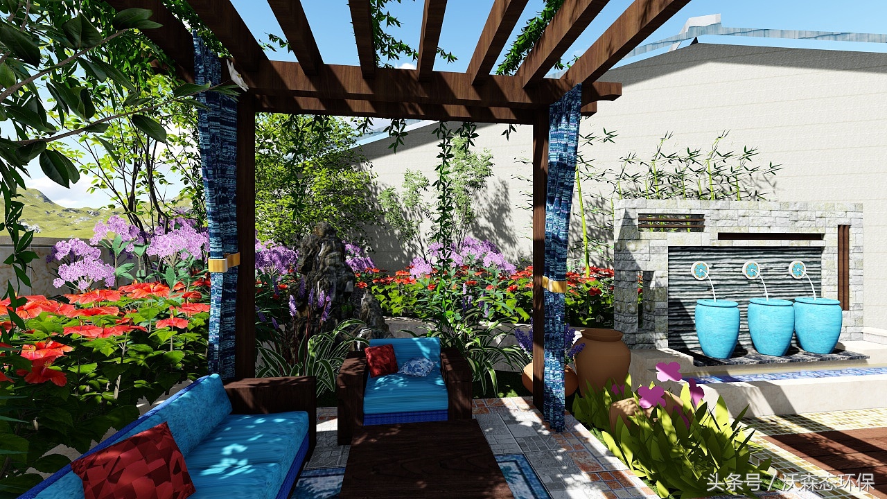 花架葡萄架阳台,铝合金葡萄架阳台花园