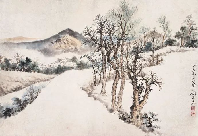 写意山水花鸟画精品欣赏,吴待秋山水画精品欣赏图文