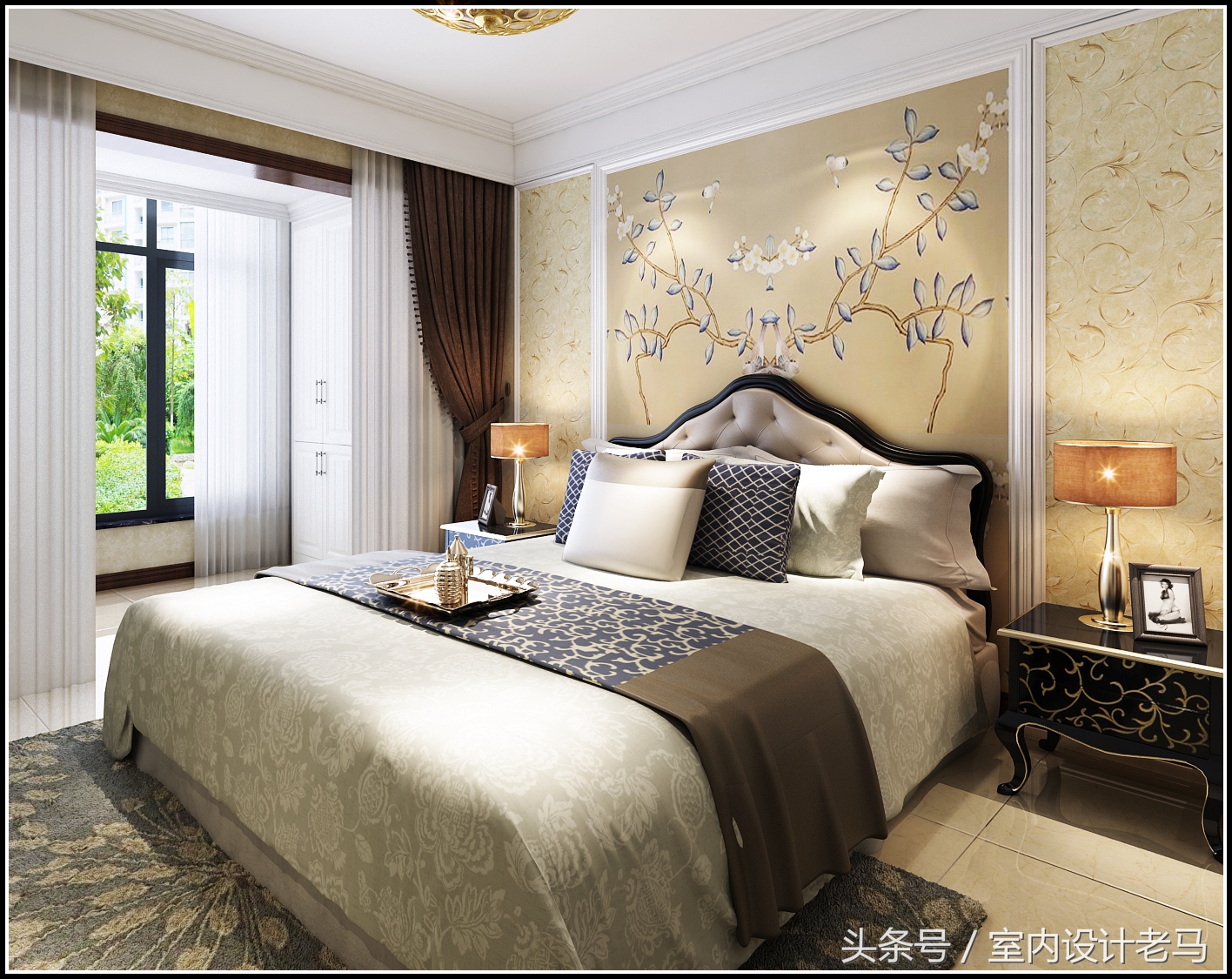 振兴湖境臻园140装修效果图,泰丰观湖两室两厅装修效果