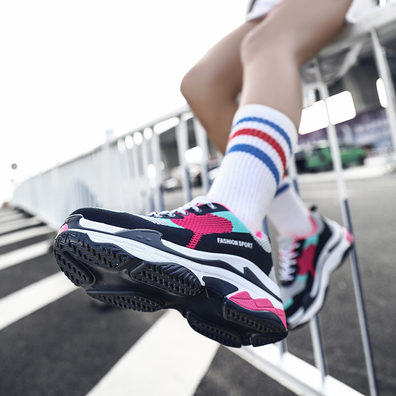 夏款男鞋ins新款潮运动鞋,网面透气百搭男士休闲ins潮运动鞋