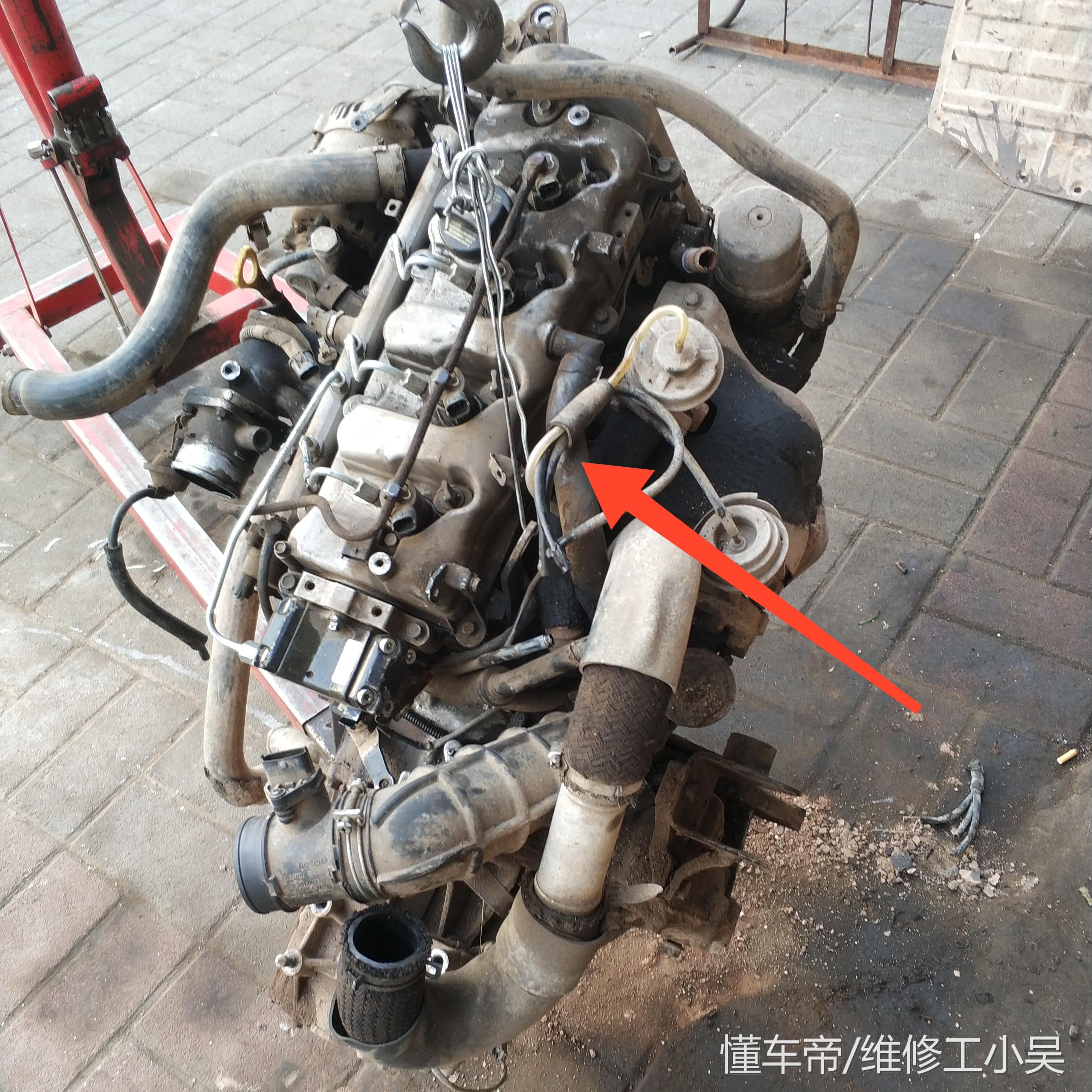 圣达菲大修发动机视频,圣达菲经典发动机拆解图