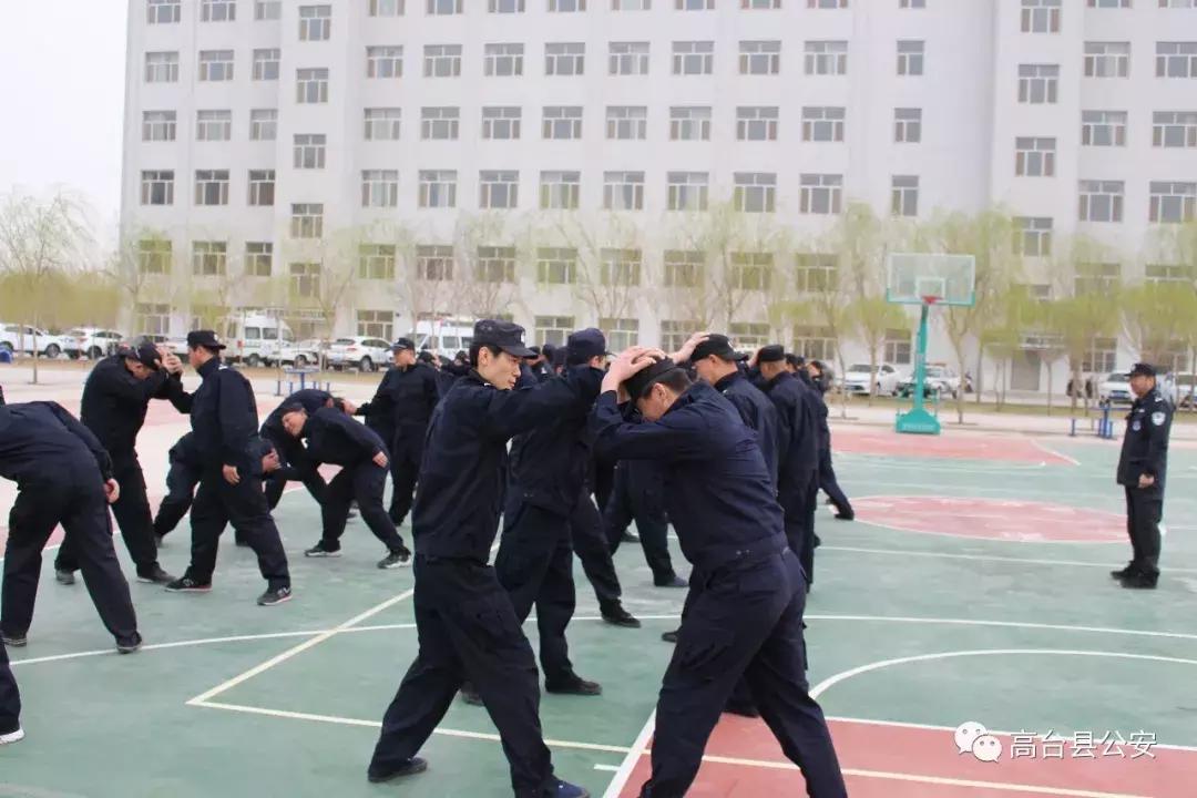 高台县公安局政治轮训,战训结合圆满完成晋级轮训
