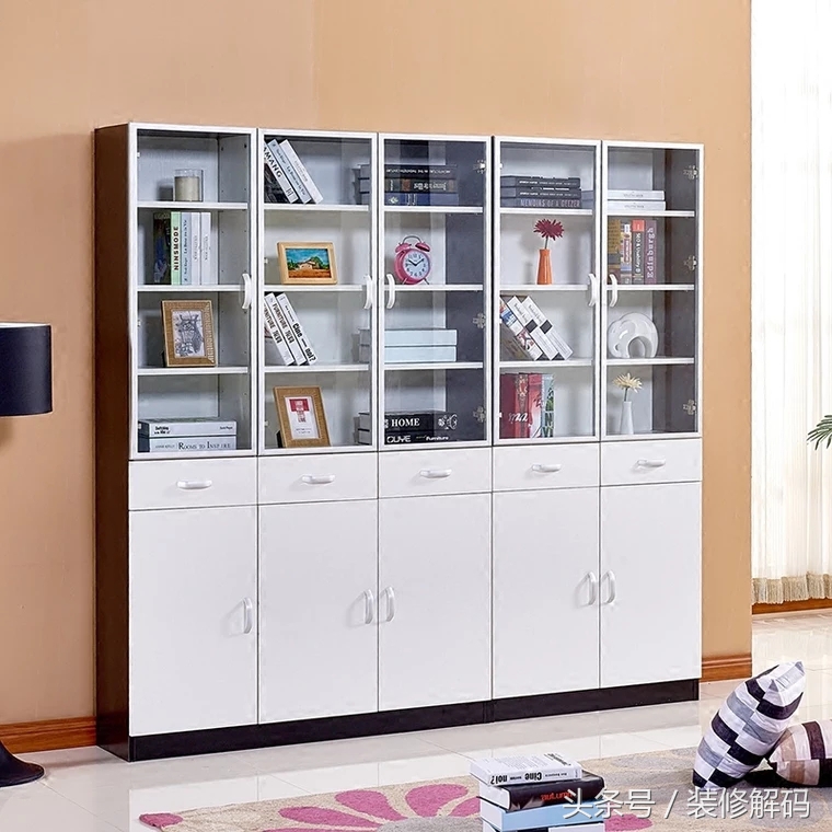 书柜电脑桌一体颜色搭配最新款,衣柜书柜电脑桌组合拐角