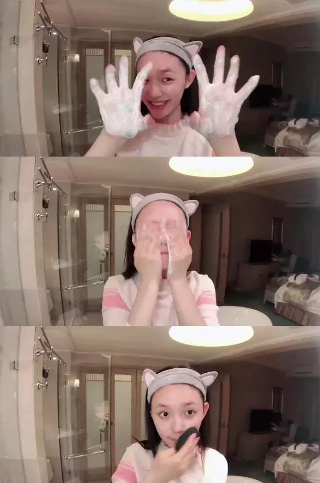 林允张韶涵洗脸视频 (张韶涵林允护肤方法)