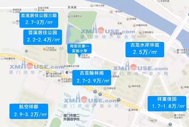 厦门岛外省优学区房,厦门好的小学学区房价格多少