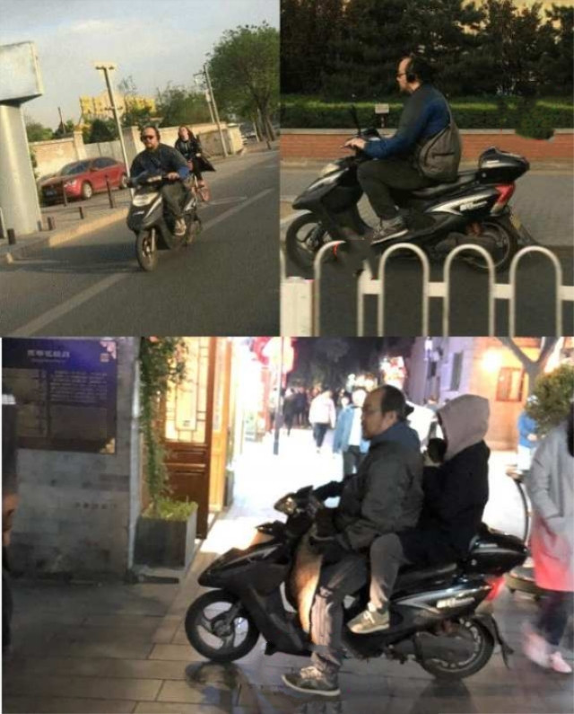 曾是天后王菲深爱的男人，摇滚界的领军人物，现落魄到骑单车？