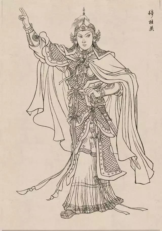 传统人物白描手稿,古代白描人物集锦