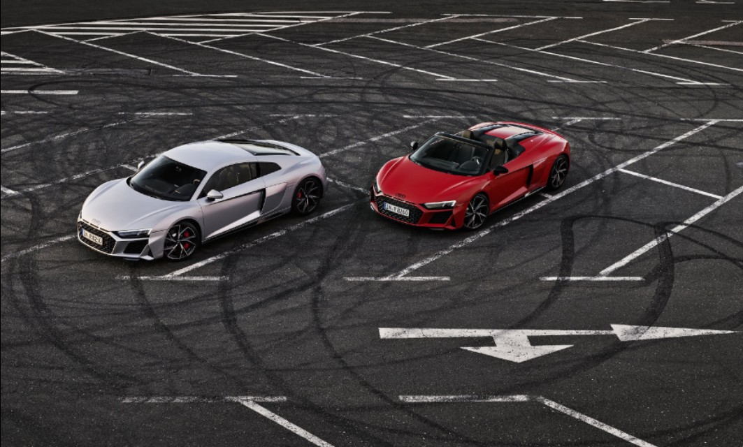 21款奥迪r8coupe硬顶版街拍,r8奥迪2020款