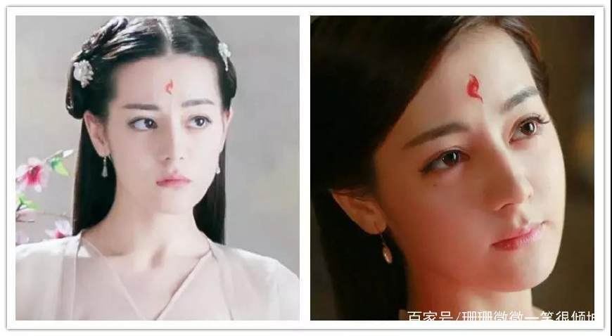 迪丽热巴浓颜系妆容,迪丽热巴暗黑系妆容口红