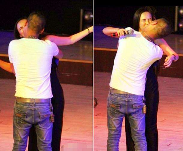 干露露因穿着暴露遭男粉丝狂吻！王思聪隔空怒骂：太过分了