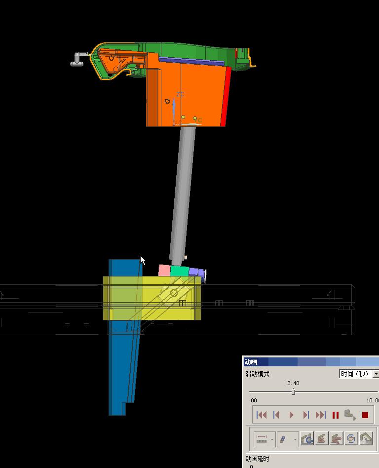 塑胶模具外观结构,塑胶模具分析剖面图