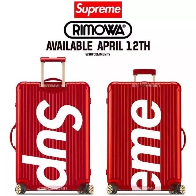 SupremexRIMOWA|这波Supreme行李箱的发售，利索的让人不习惯