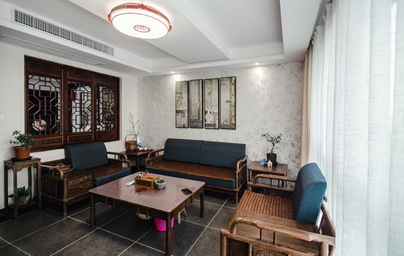 还是专业的拍的好看，新中式美家已入住2个月了，两个字完美！