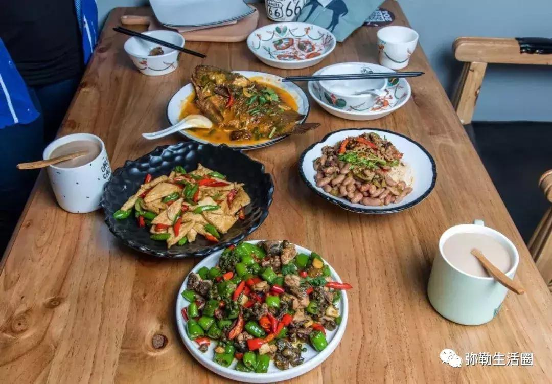 弥勒好吃推荐,弥勒最好吃的回味餐馆