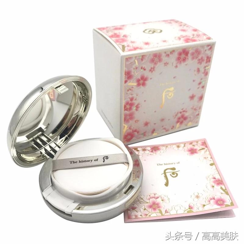 whoo后气垫樱花版套装,whoo后樱花限定气垫三件套装图