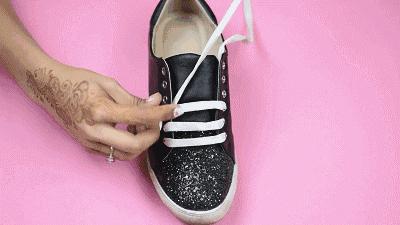 鞋带怎么系好看又不容易掉,鞋带怎么穿不用系又好看