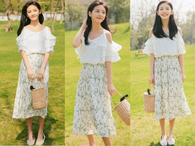 今年流行的八款小碎花裙特减龄,今年流行的碎花不规则半身裙