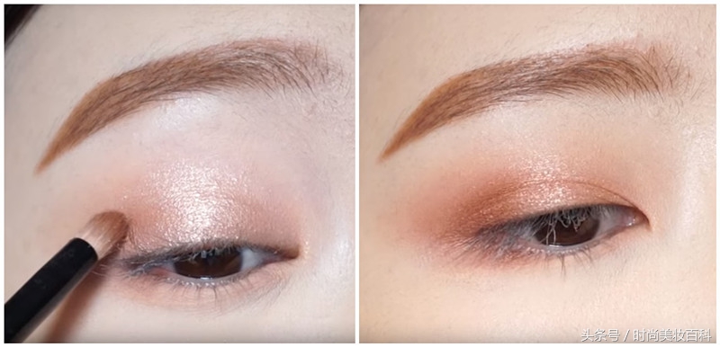 单眼皮肿眼泡清爽眼妆教程,初学者单眼皮小眼睛清爽眼妆