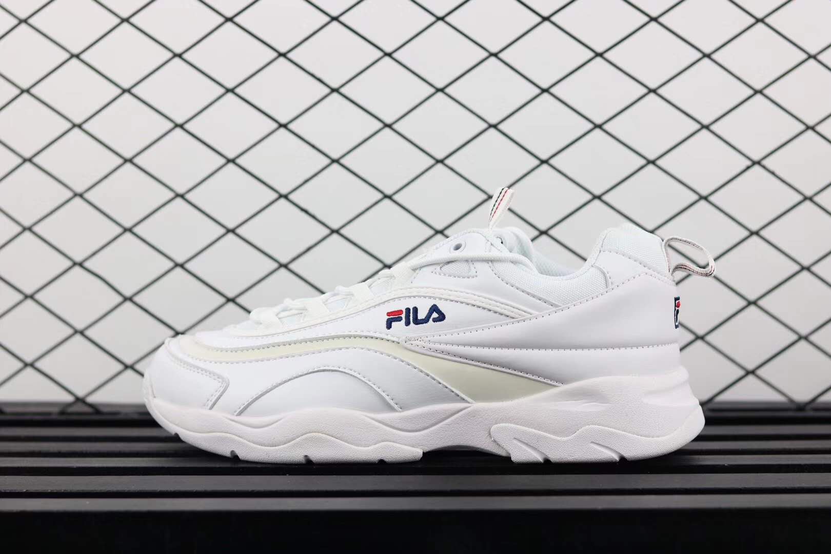 fila斐乐2023新款老爹鞋,fila联名款ray老爹