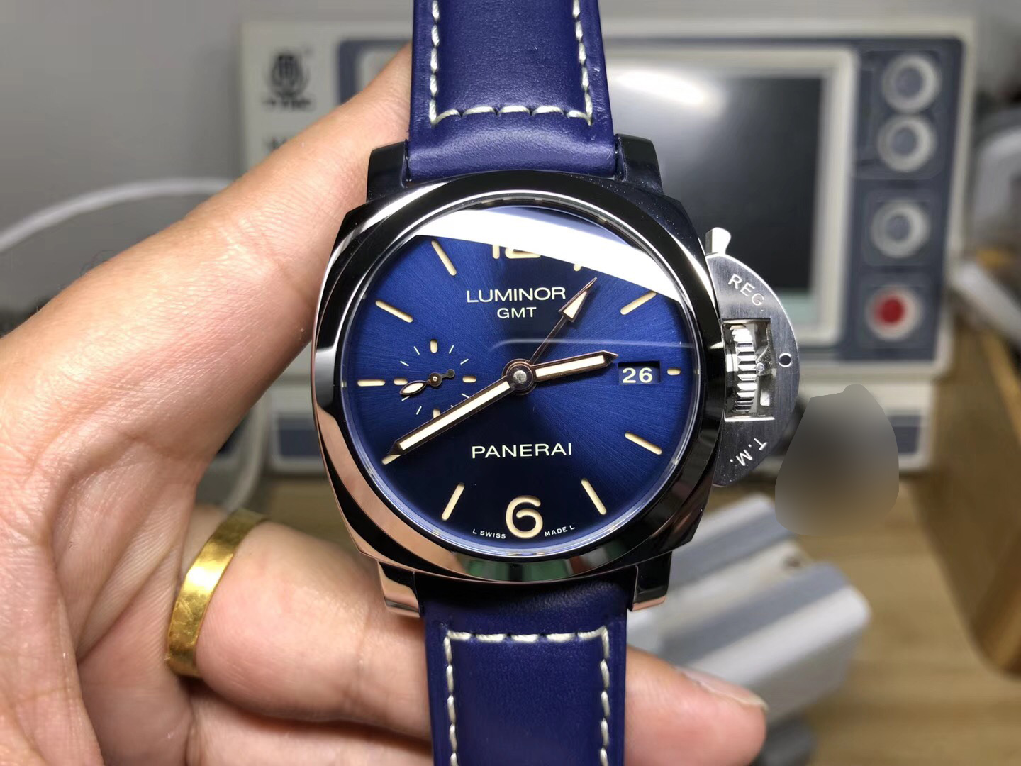 劳力士沛纳海钛钢灰,劳力士沛纳海