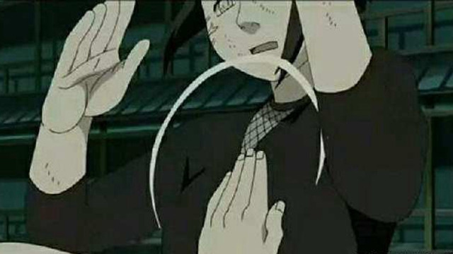 雏田被刺穿胸膛,火影忍者雏田被摸头