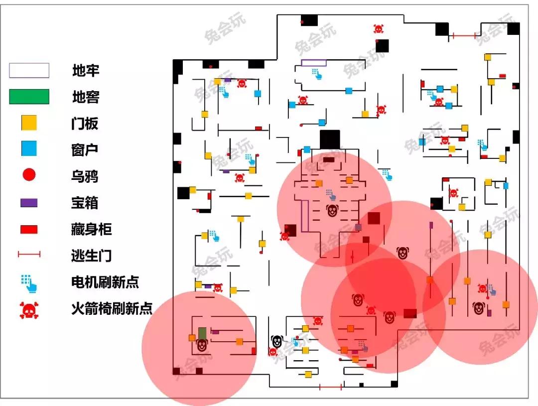 第五人格红教堂出生点位,第五人格红教堂屠夫