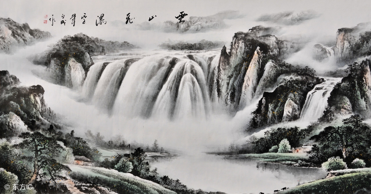 家居风水之山水画,客厅山水画什么样的风水好