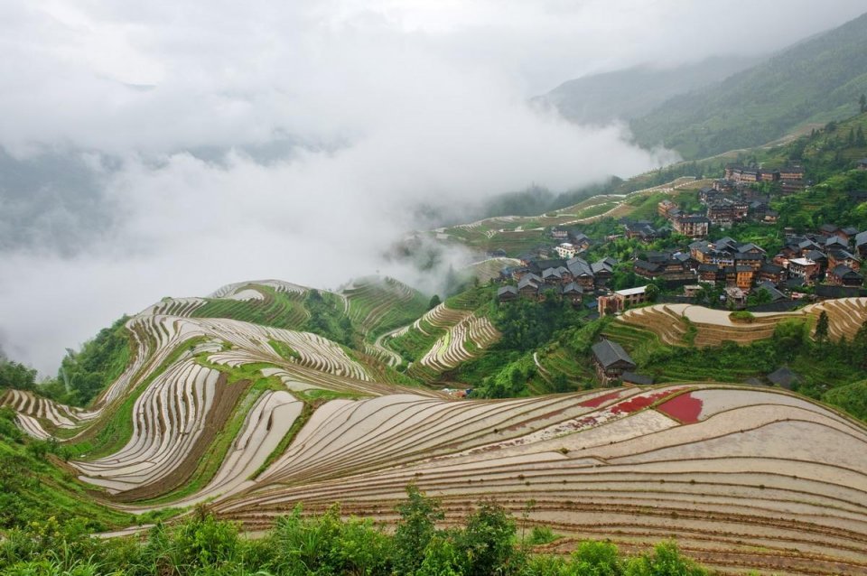龙脊梯田有什么风景,龙脊梯田美不胜收天然氧吧
