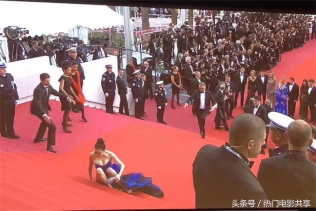 马苏走戛纳红毯原视频,马苏红毯吐槽戛纳红毯