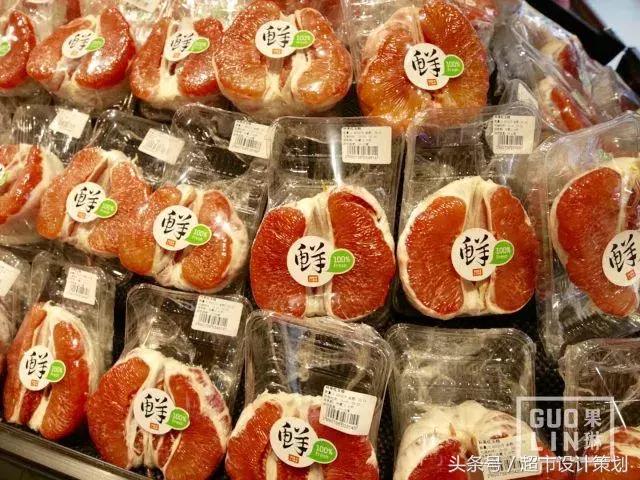 水果店水果陈列摆放销售技巧,20方长方形水果店铺陈列设计