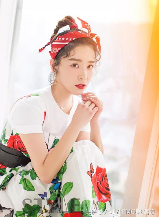 慵懒风印花上衣,便宜又好看的蓝色印花衣服