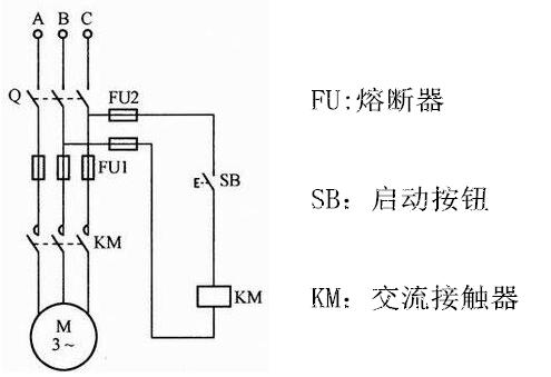 教你三步看懂电路图正反转,电机正转10秒后自动反转电路图