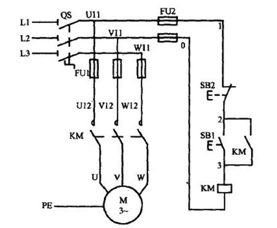教你三步看懂电路图正反转,电机正转10秒后自动反转电路图