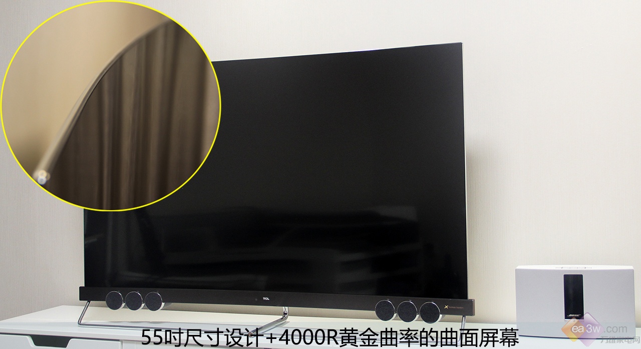 tcl55x5电视屏幕黑没反应,tcl55v6e电视评测优点和缺点