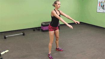 17分钟300次深蹲,30分钟站立虐腹运动