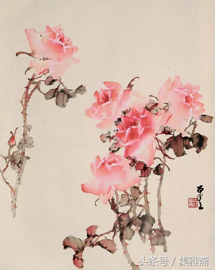 何百里的彩墨画,何百里美术作品欣赏