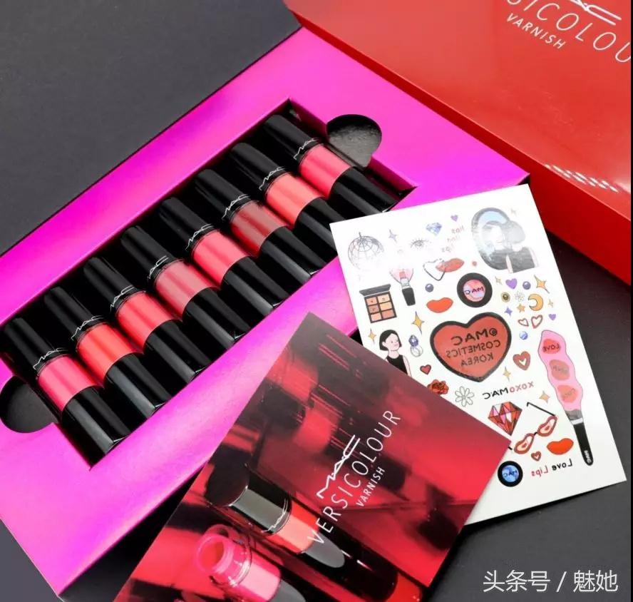 mac漆光唇釉棒棒糖110,mac最新款唇釉色号黑管