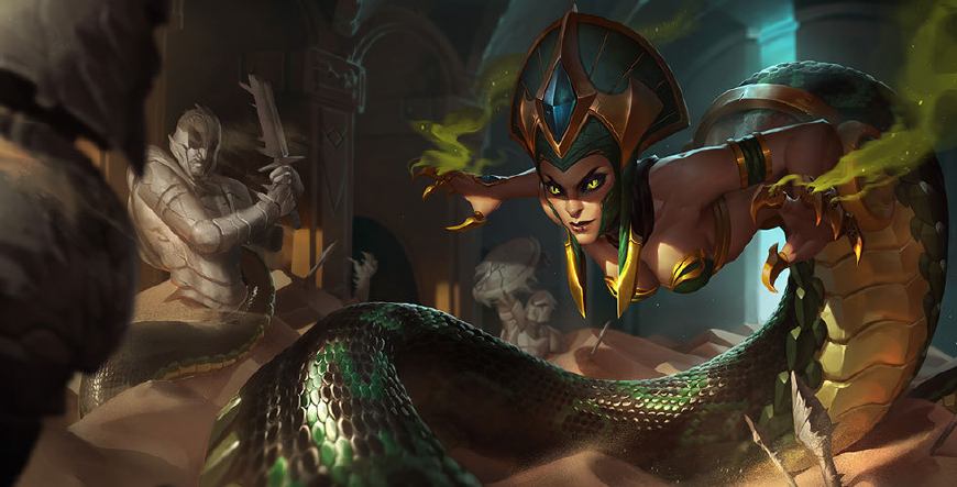 英雄联盟lol魔蛇之拥卡西奥佩娅,魔蛇之拥卡西奥佩娅特效