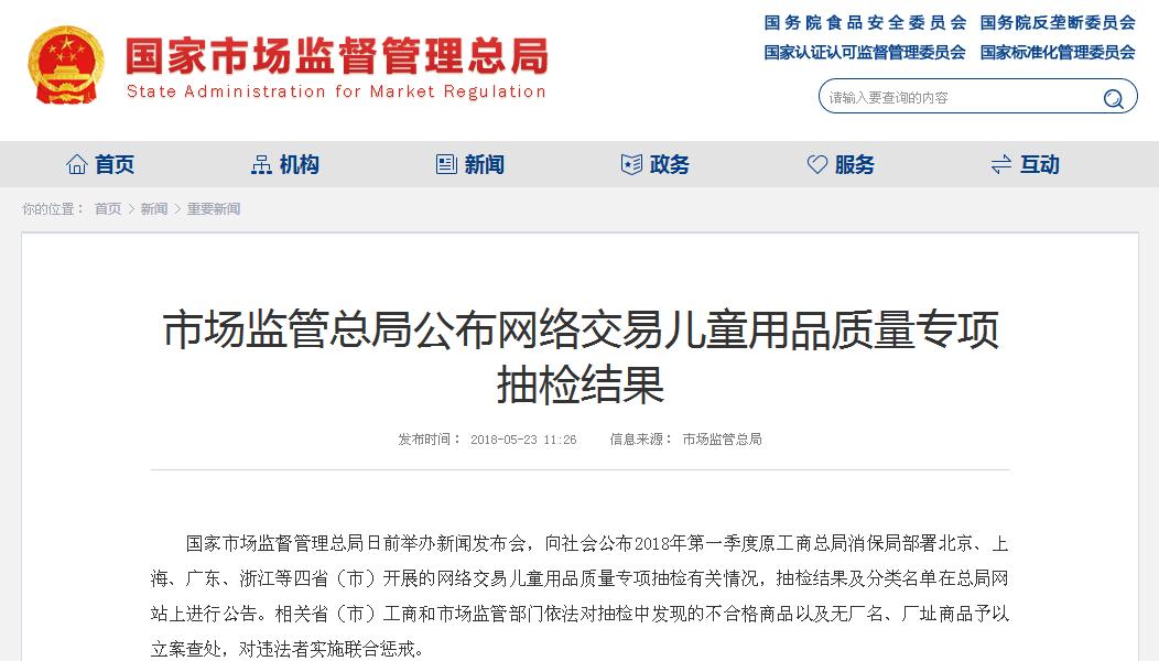 电商平台不合格的童装品牌,儿童家具不合格电商