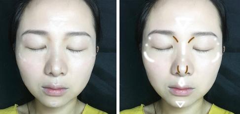 薇润姿双头高光修容棒,双头修容棒的使用步骤