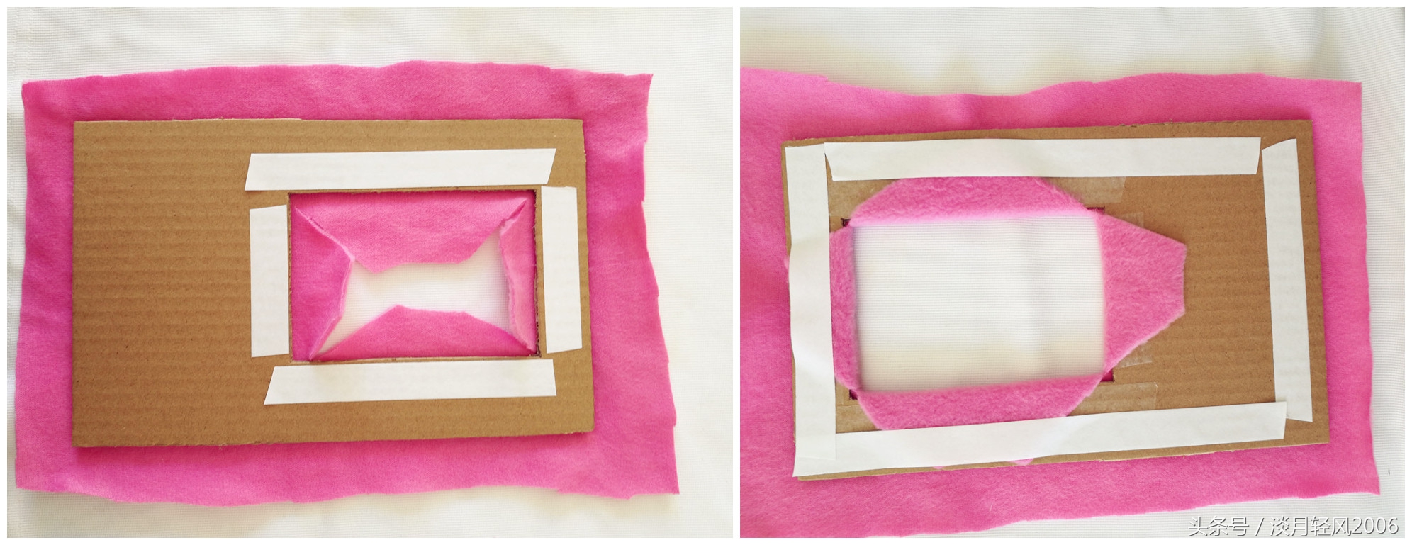 中秋节布艺相框怎么做,三年级布艺相框制作视频