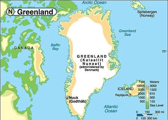 格陵兰岛法罗群岛为什么属于丹麦,法罗群岛和格陵兰岛中间的岛