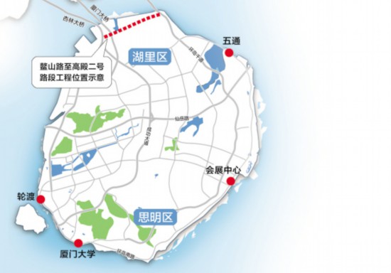 厦门空中步行道环岛路,厦门最好环岛路