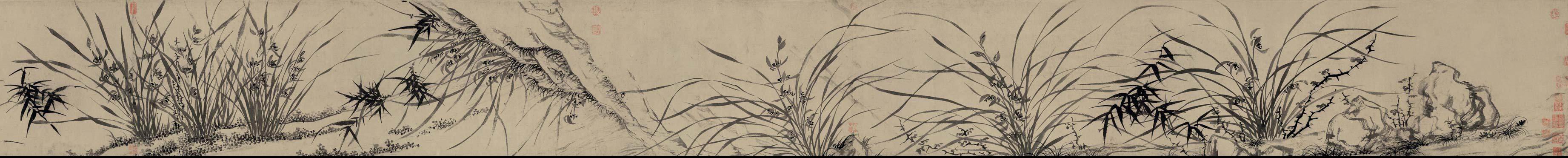 近代名家画兰选集,名家画兰最佳范本