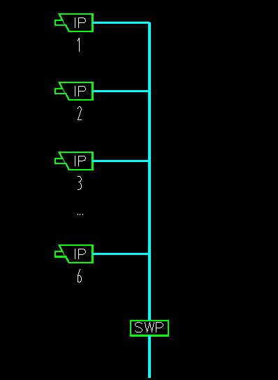 网络视频监控系统图绘制,如何画安防监控cad图纸