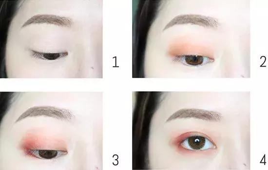 眼影画法新手易学日常妆,新手眼影画法教程日常妆